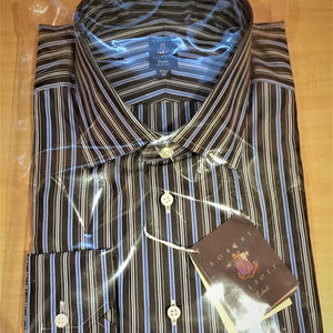 RB - BLUE AND WHITE STRIPE ESTATE DRESS SHIRT